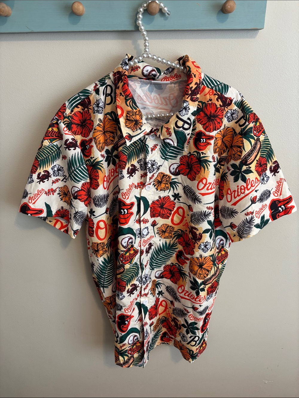 Baltimore Orioles Hawaiian Shirt Giveaway size xl